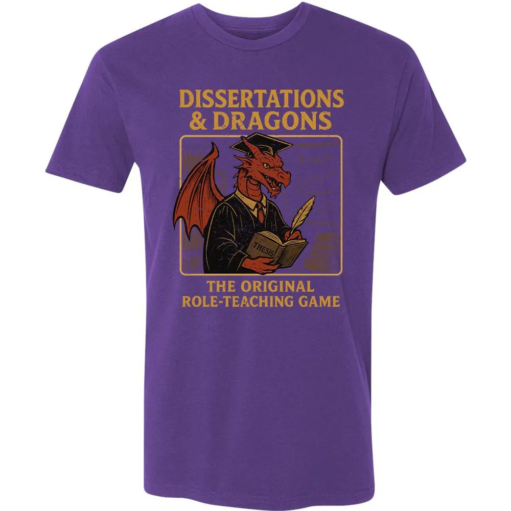 Disserations & Dragons Premium Unisex T-Shirt - Purple Rush - 7