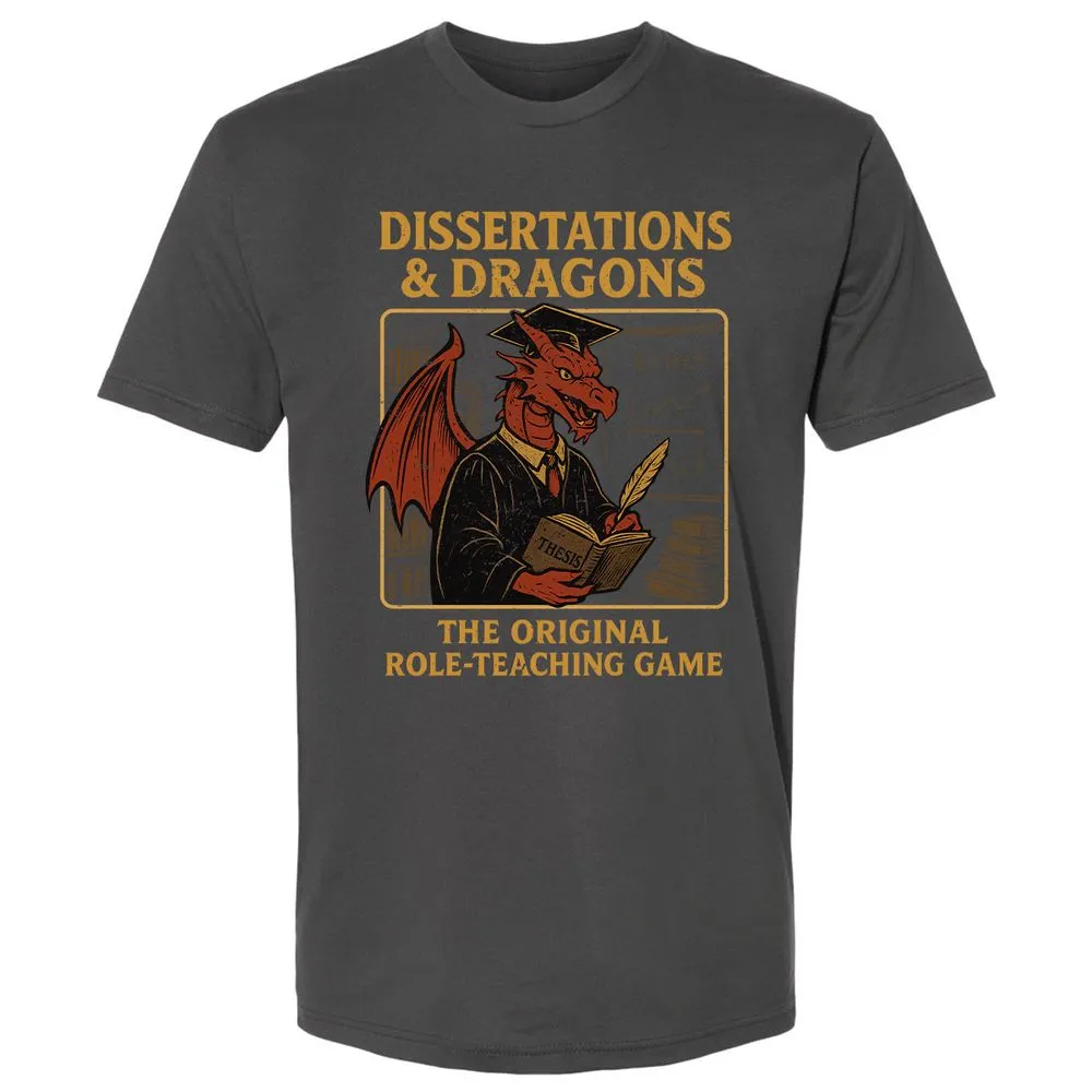 Disserations & Dragons Premium Unisex T-Shirt - Heavy Metal - 8