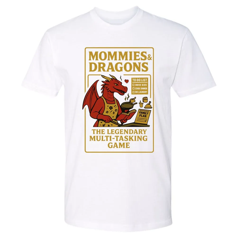 Mommies & Dragons Premium Unisex T-Shirt - White - 4