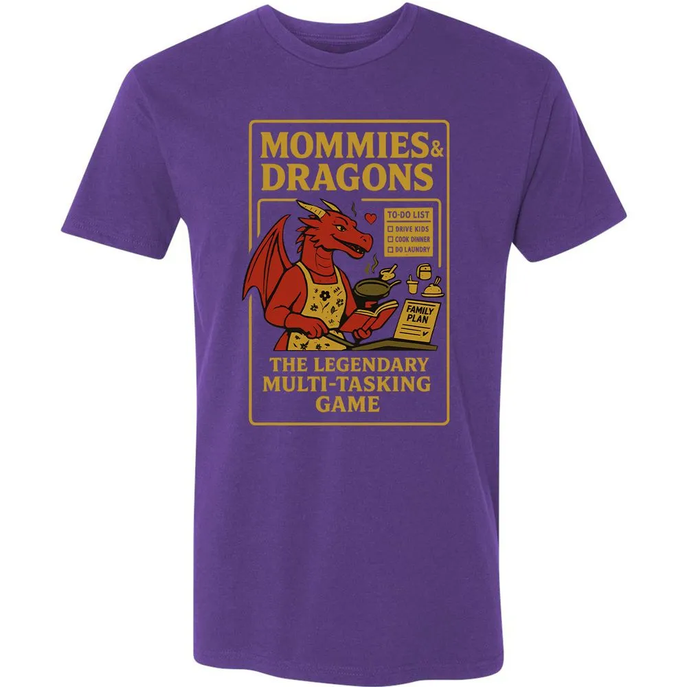 Mommies & Dragons Premium Unisex T-Shirt - Purple Rush - 7