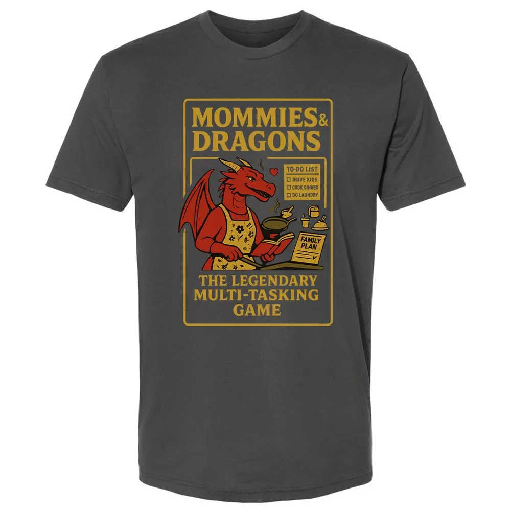 Mommies & Dragons Premium Unisex T-Shirt - Heavy Metal - 8