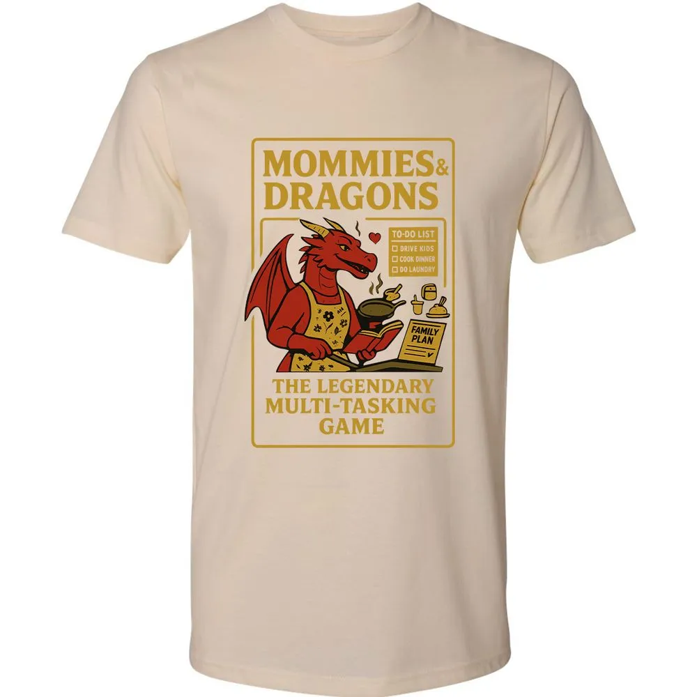 Mommies & Dragons Premium Unisex T-Shirt - Cream - 14