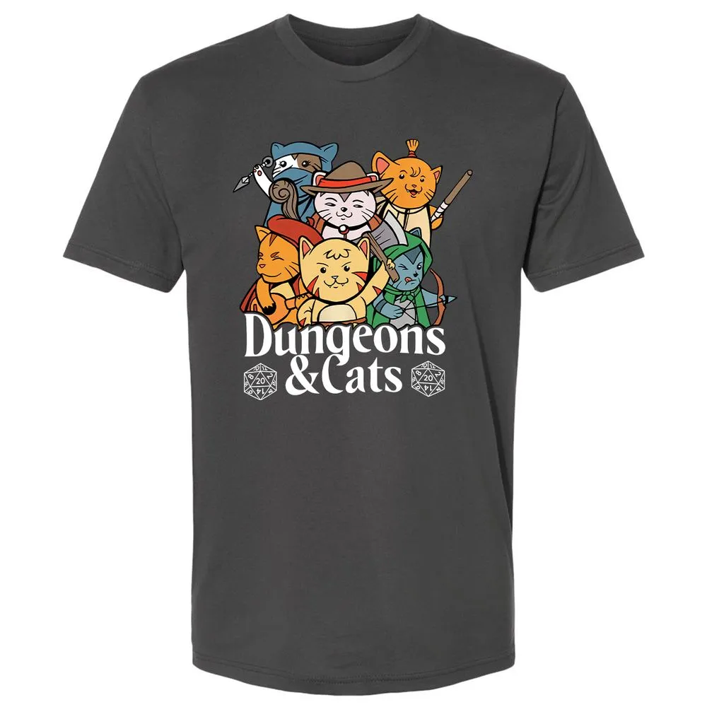 Dungeons & Cats Premium Unisex T-Shirt - Heavy Metal - 8