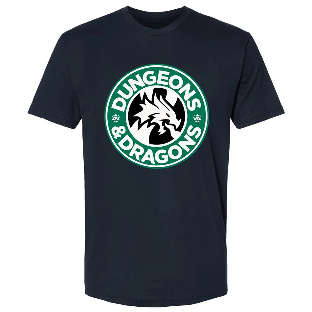 D&D Coffee Premium Unisex T-Shirt - Midnight Navy - 2