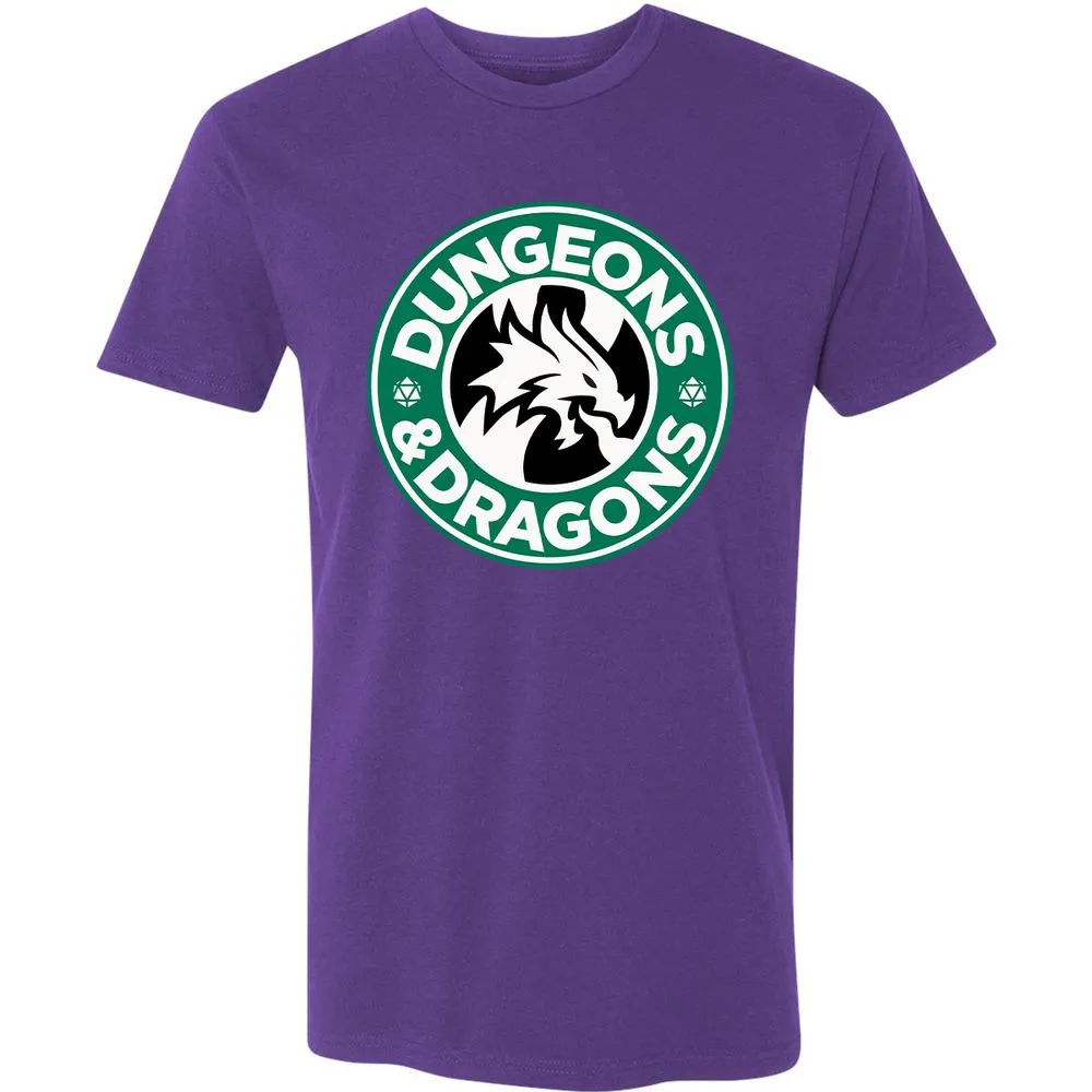 D&D Coffee Premium Unisex T-Shirt - Purple Rush - 7