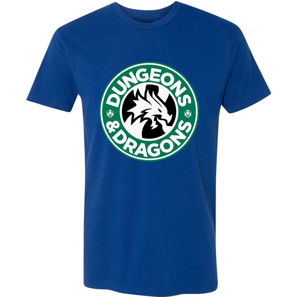 D&D Coffee Premium Unisex T-Shirt - Royal - 10