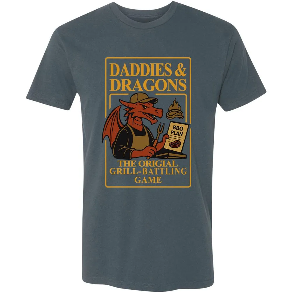 Daddies & Dragons Premium Unisex T-Shirt - Indigo - 15