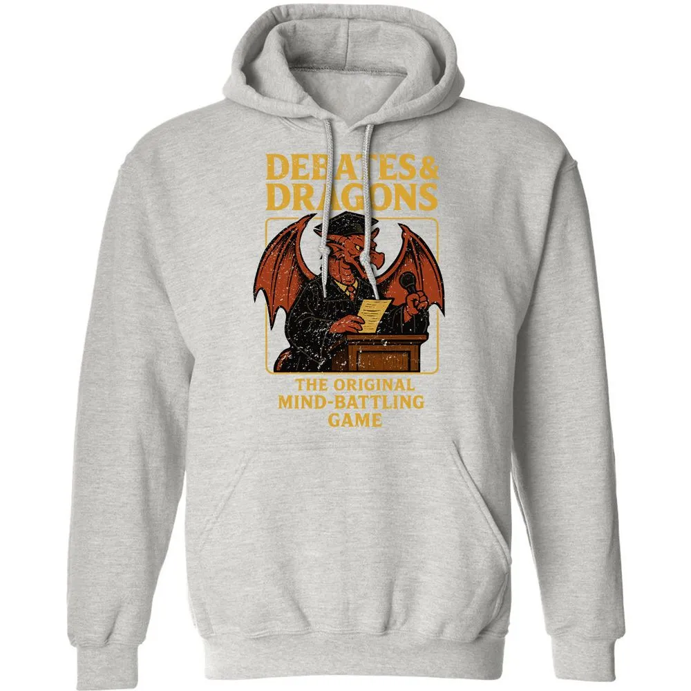 Debates & Dragons Classic Unisex Hoodie - Ash - 8