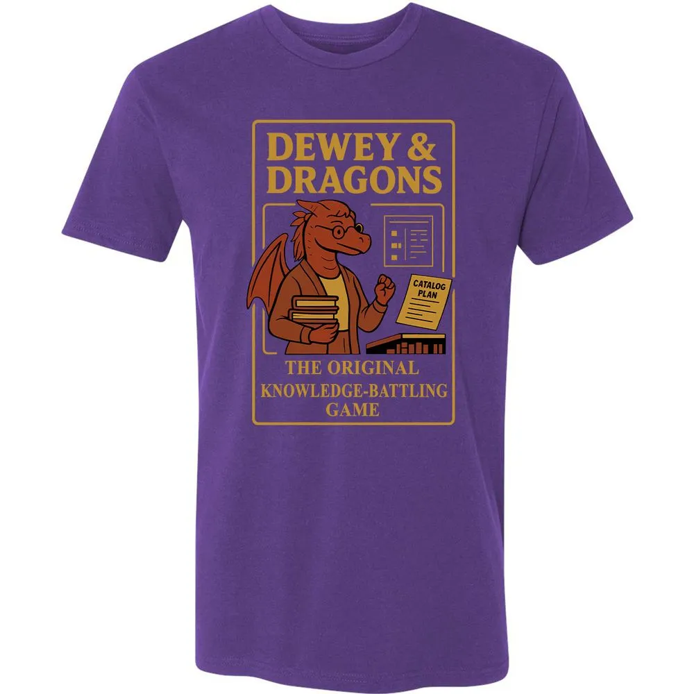 Dewey & Dragons Premium Unisex T-Shirt - Purple Rush - 7