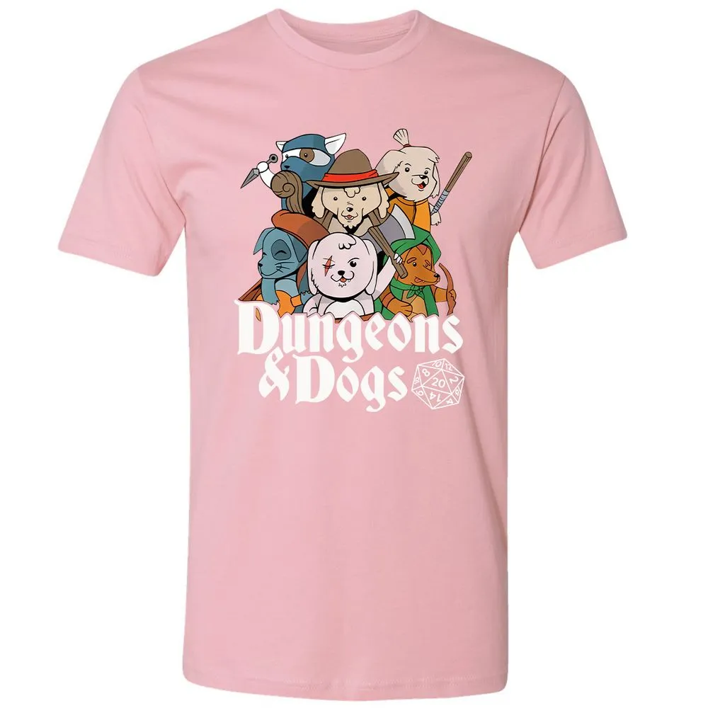 Dungeons & Dogs Premium Unisex T-Shirt - Light Pink - 3