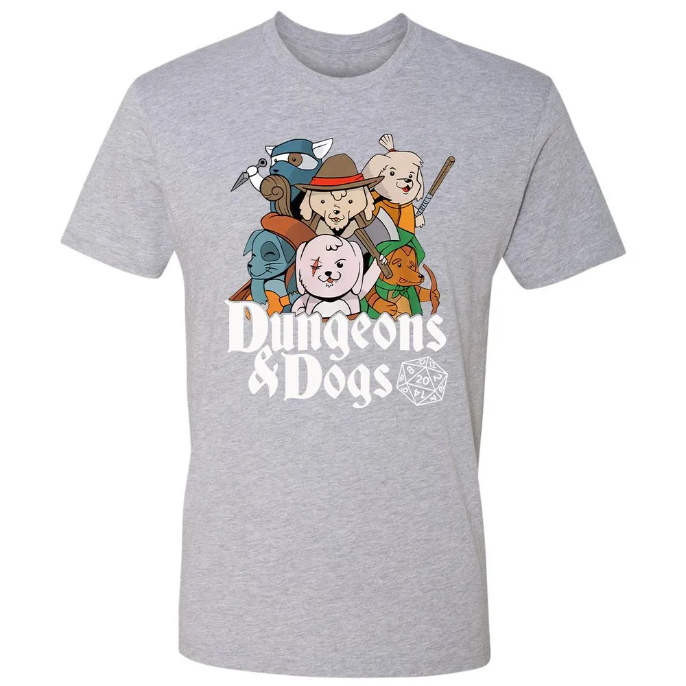 Dungeons & Dogs Premium Unisex T-Shirt - Heather Grey - 9