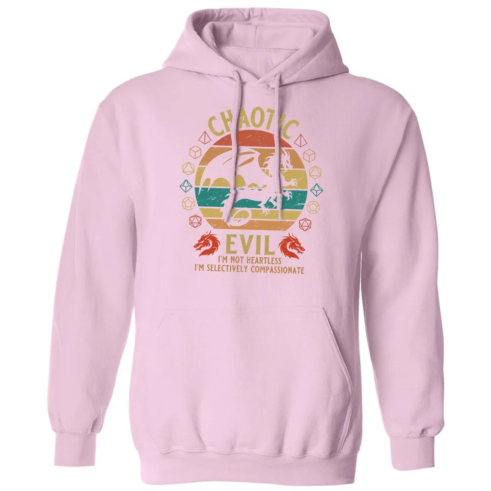 Chaotic Evil Classic Unisex Hoodie - Light Pink - 3