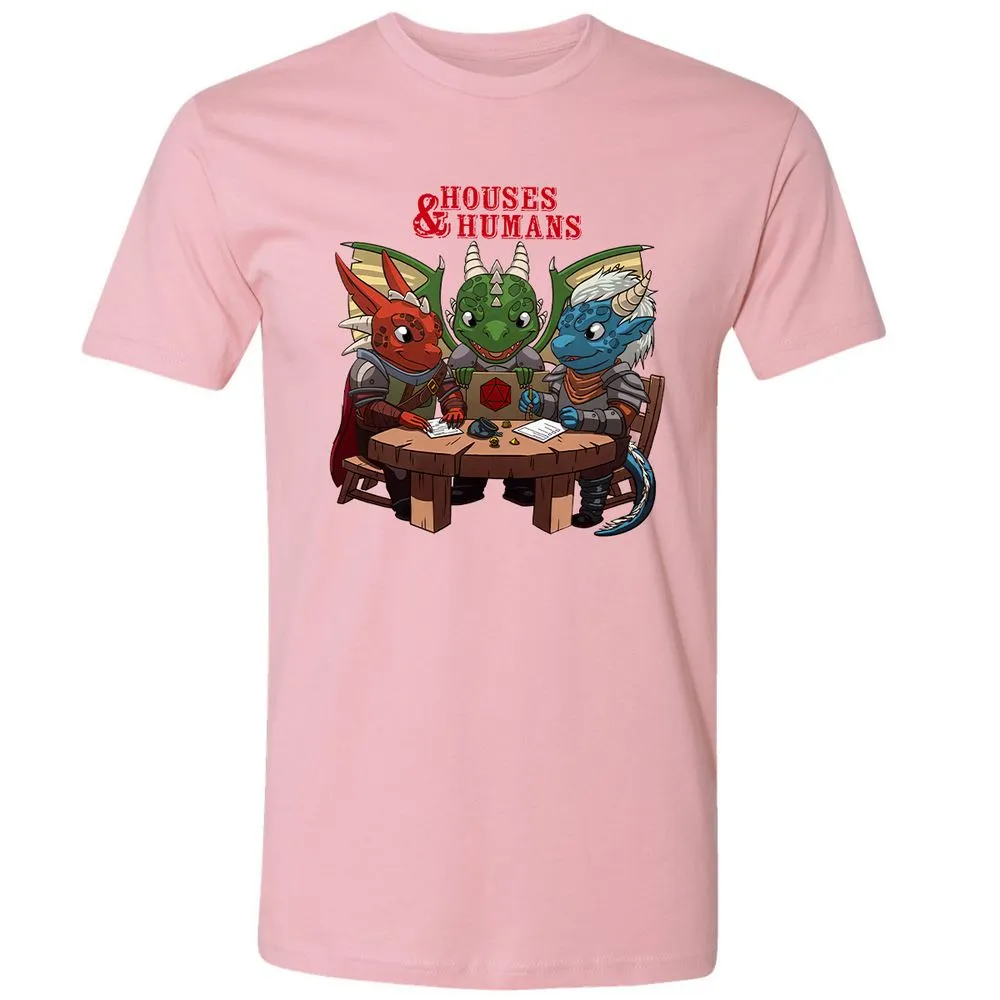 Houses & Humans Premium Unisex T-Shirt - Light Pink - 3