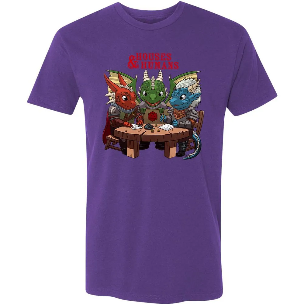 Houses & Humans Premium Unisex T-Shirt - Purple Rush - 7