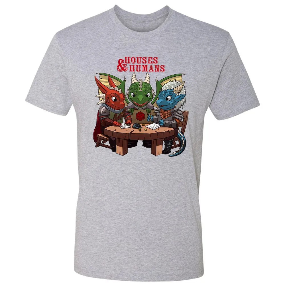 Houses & Humans Premium Unisex T-Shirt - Heather Grey - 9