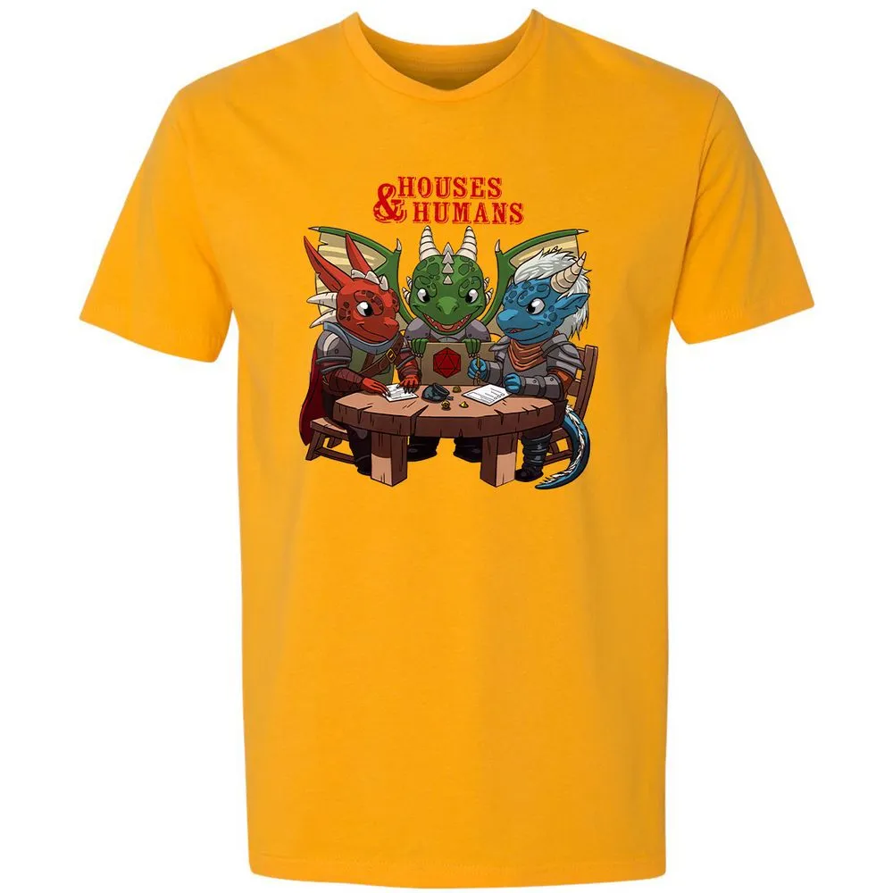 Houses & Humans Premium Unisex T-Shirt - Gold - 12