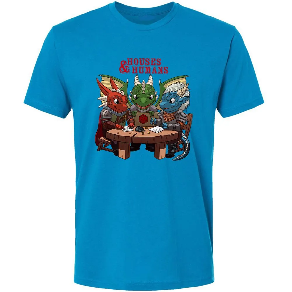 Houses & Humans Premium Unisex T-Shirt - Turquoise - 16