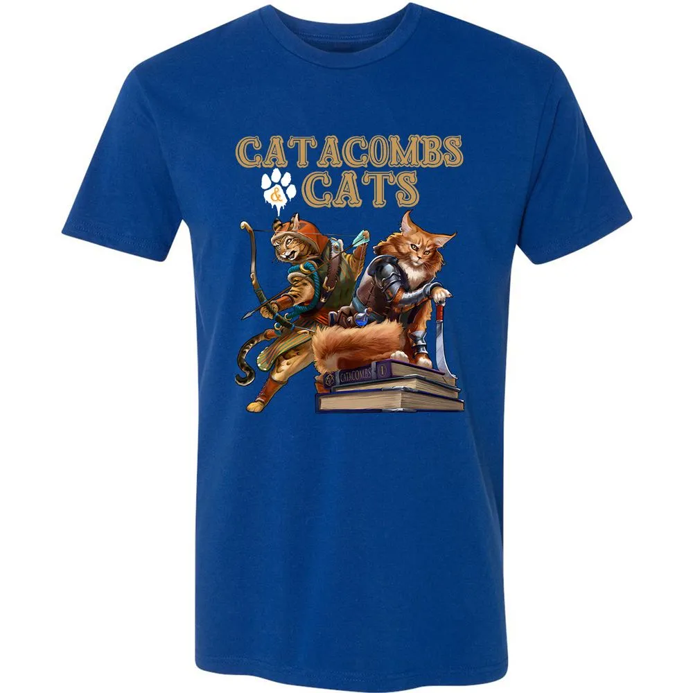 Catacombs & Cats Premium Unisex T-Shirt - Royal - 10