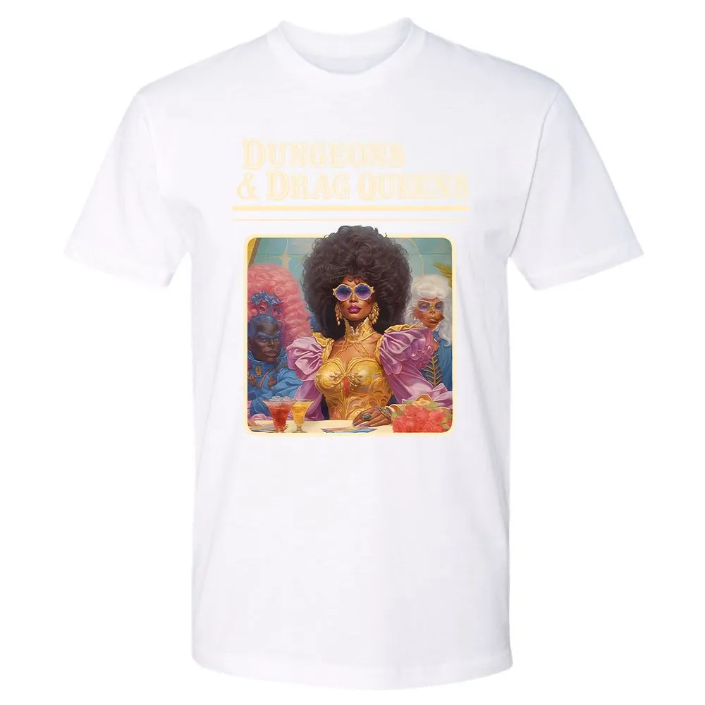 Dungeons & Drag Queens Premium Unisex T-Shirt - White - 4