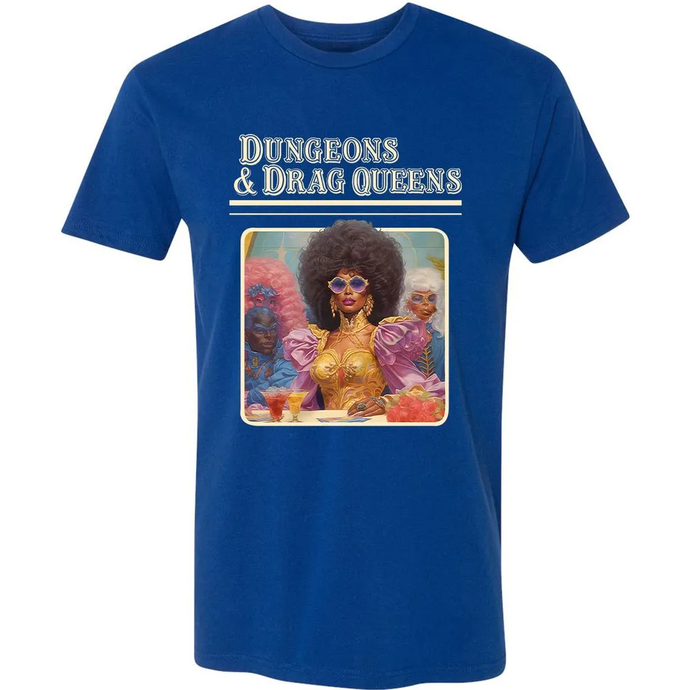 Dungeons & Drag Queens Premium Unisex T-Shirt - Royal - 10