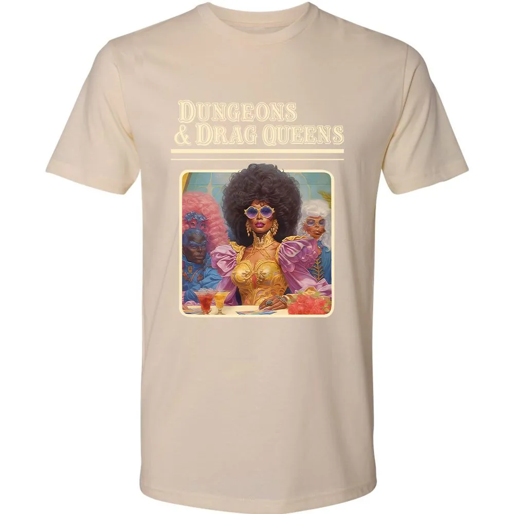 Dungeons & Drag Queens Premium Unisex T-Shirt - Cream - 14
