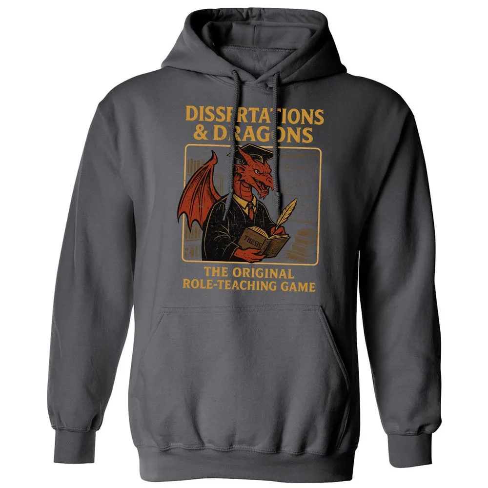 Disserations & Dragons Classic Unisex Hoodie - Charcoal - 7