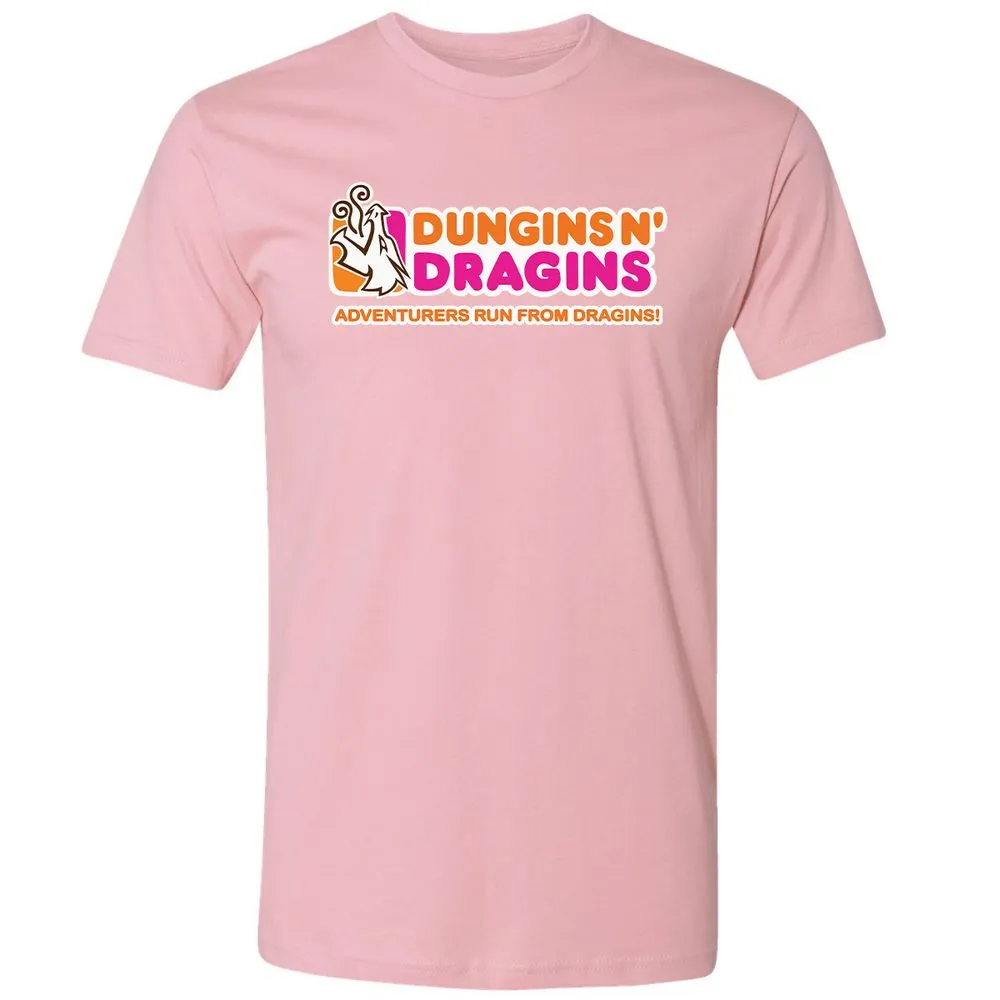 Dungins & Dragins Premium Unisex T-Shirt - Light Pink - 3