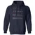 Bassist Stats Classic Unisex Hoodie - Navy - 2