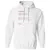Bassist Stats Classic Unisex Hoodie - White - 11