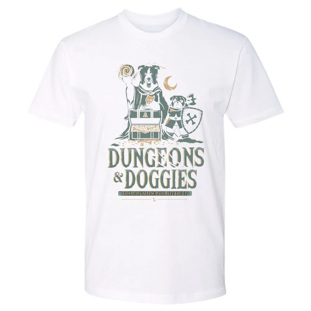Dungeons & Doggies Premium Unisex T-Shirt - White - 4