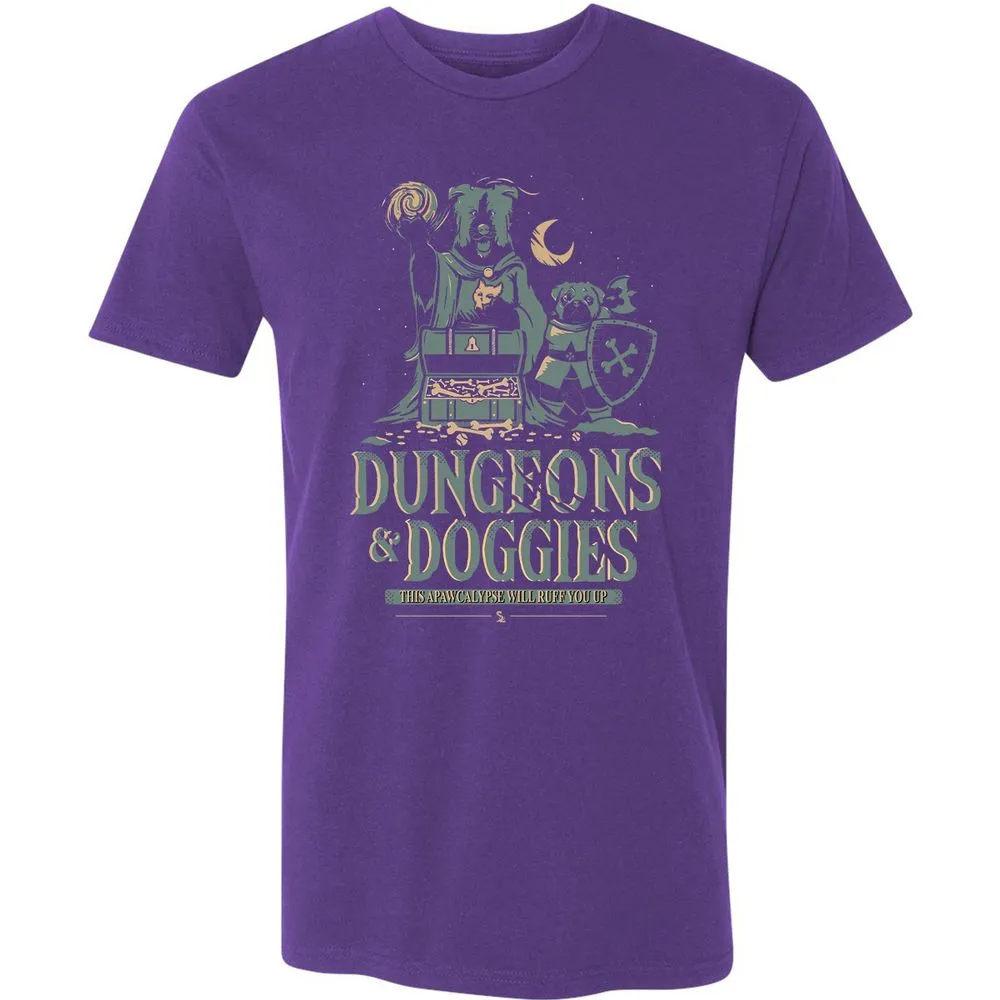 Dungeons & Doggies Premium Unisex T-Shirt - Purple Rush - 7