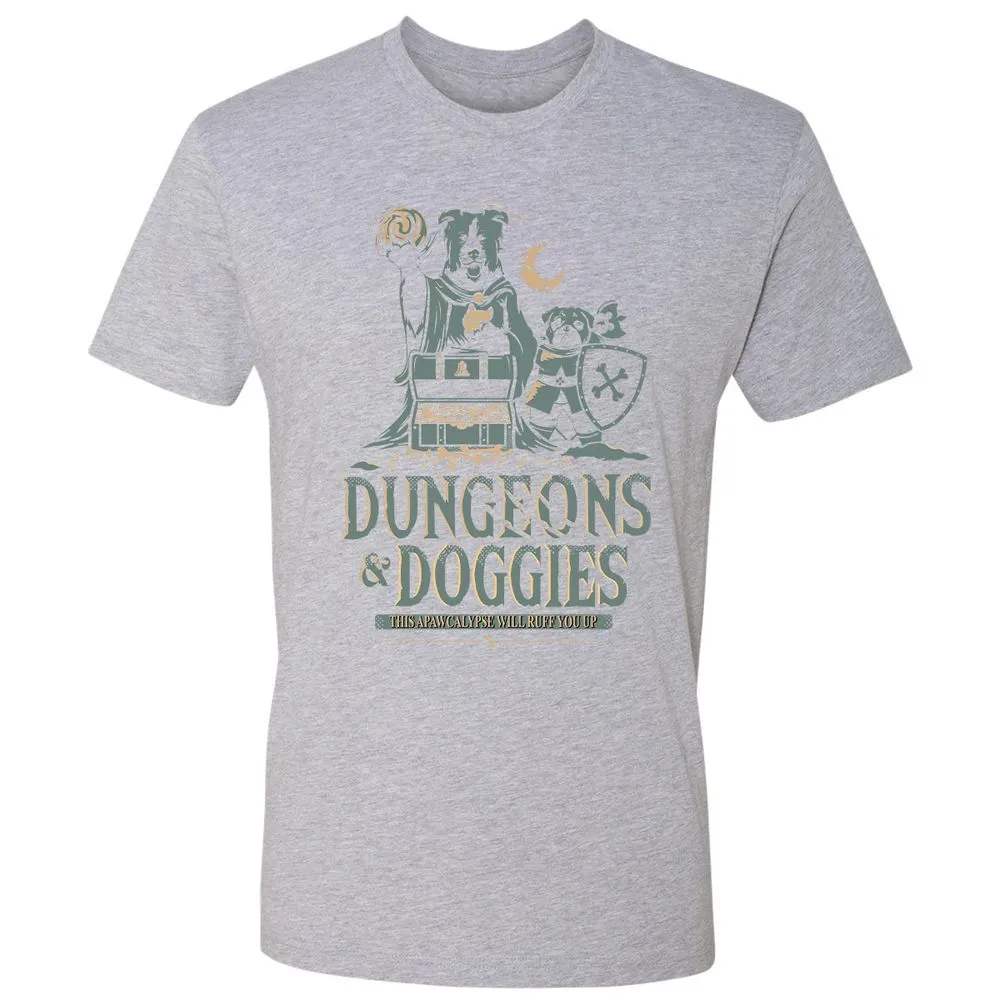 Dungeons & Doggies Premium Unisex T-Shirt - Heather Grey - 9