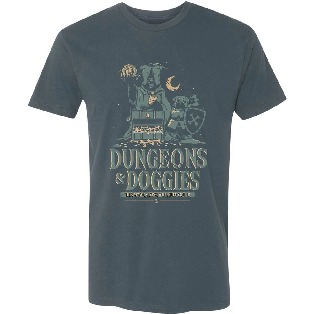 Dungeons & Doggies Premium Unisex T-Shirt - Indigo - 15