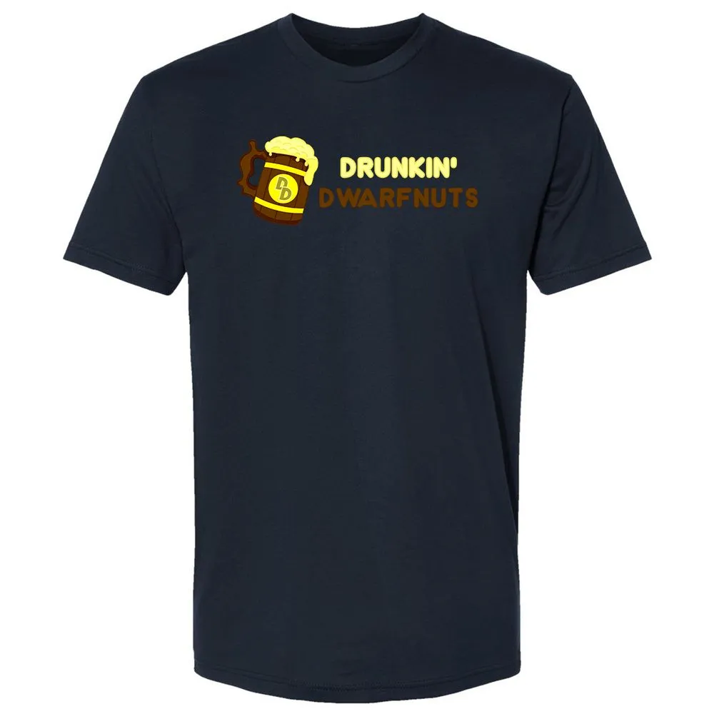 Drunkin' Dwartnuts Premium Unisex T-Shirt - Midnight Navy - 2