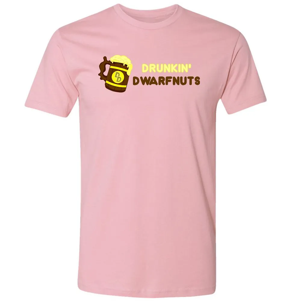 Drunkin' Dwartnuts Premium Unisex T-Shirt - Light Pink - 3