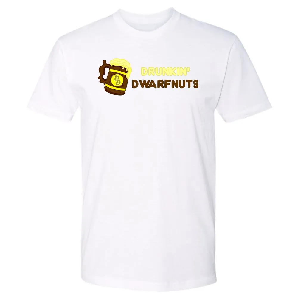Drunkin' Dwartnuts Premium Unisex T-Shirt - White - 4