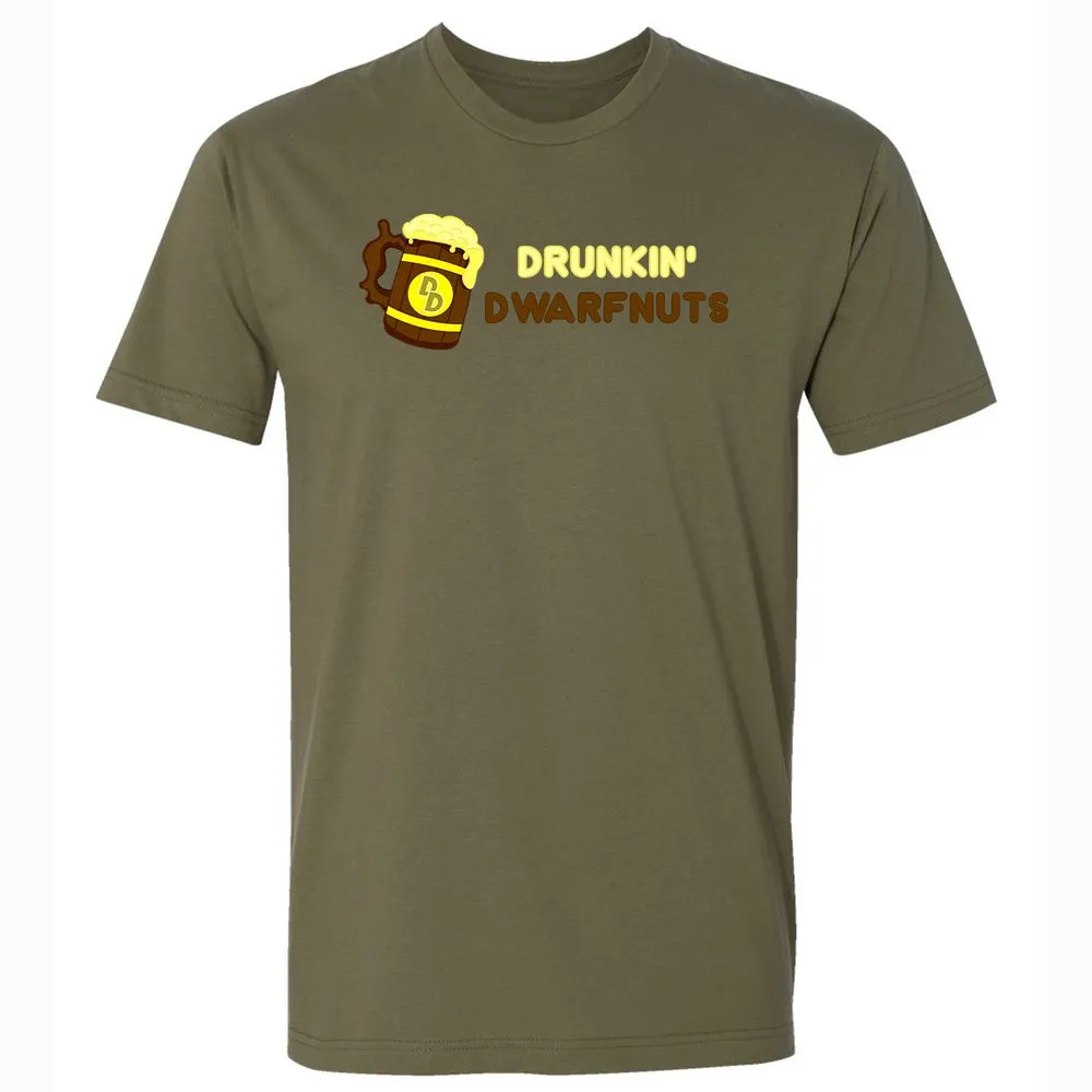 Drunkin' Dwartnuts Premium Unisex T-Shirt - Military Green - 5