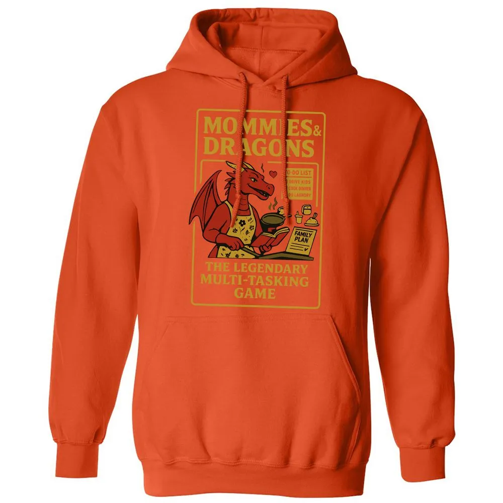 Mommies & Dragons Classic Unisex Hoodie - Orange - 10
