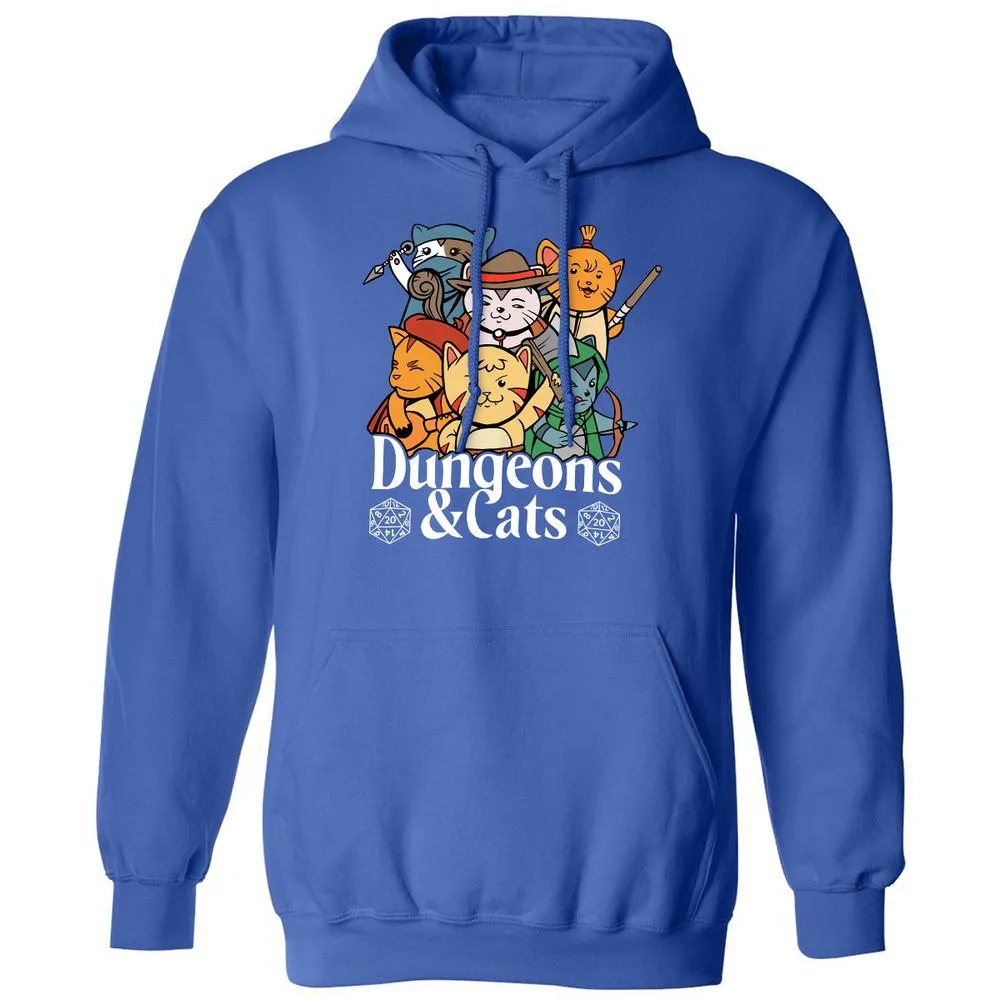 Dungeons & Cats Classic Unisex Hoodie - Royal - 9