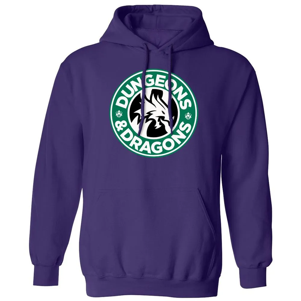 D&D Coffee Classic Unisex Hoodie - Purple - 6