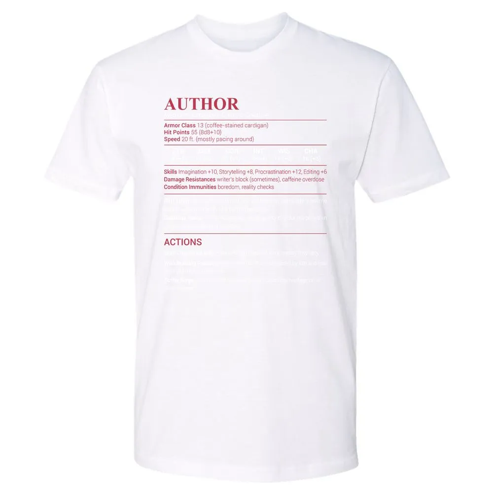 Author Premium Unisex T-Shirt - White - 4