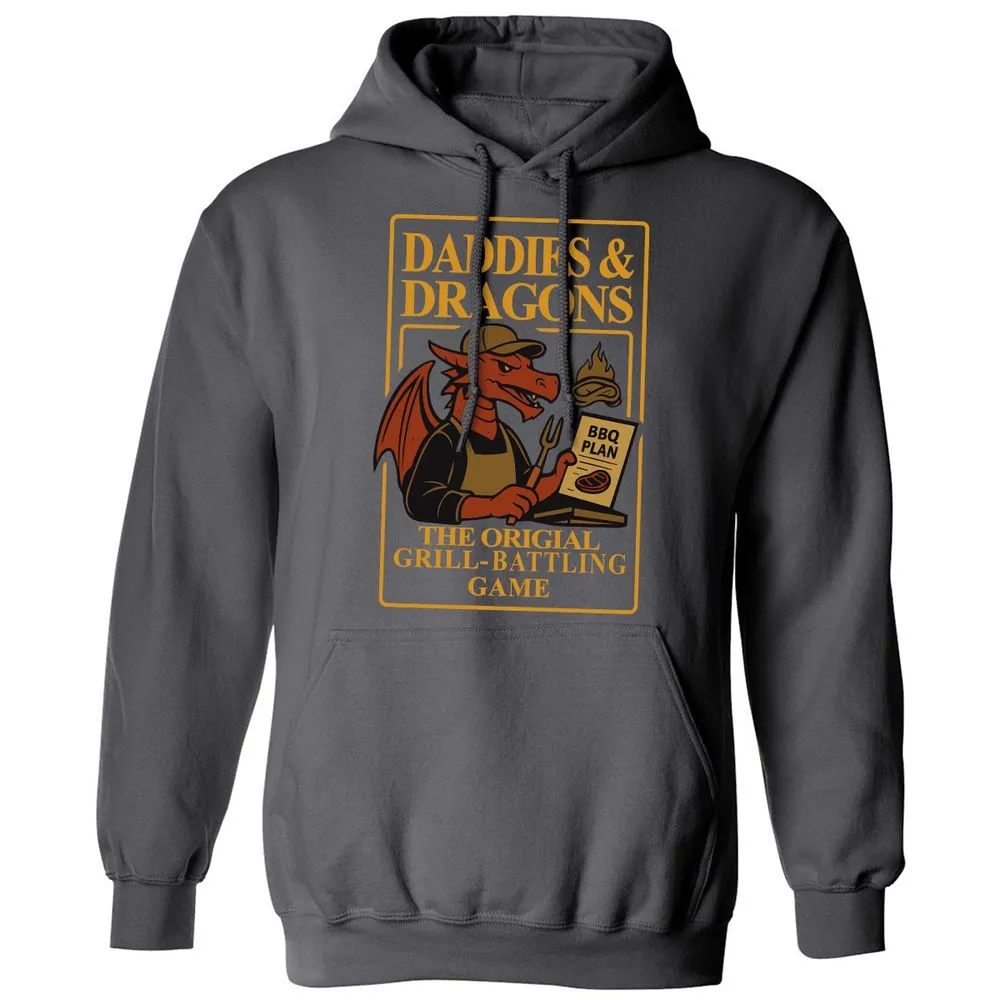 Daddies & Dragons Classic Unisex Hoodie - Charcoal - 7