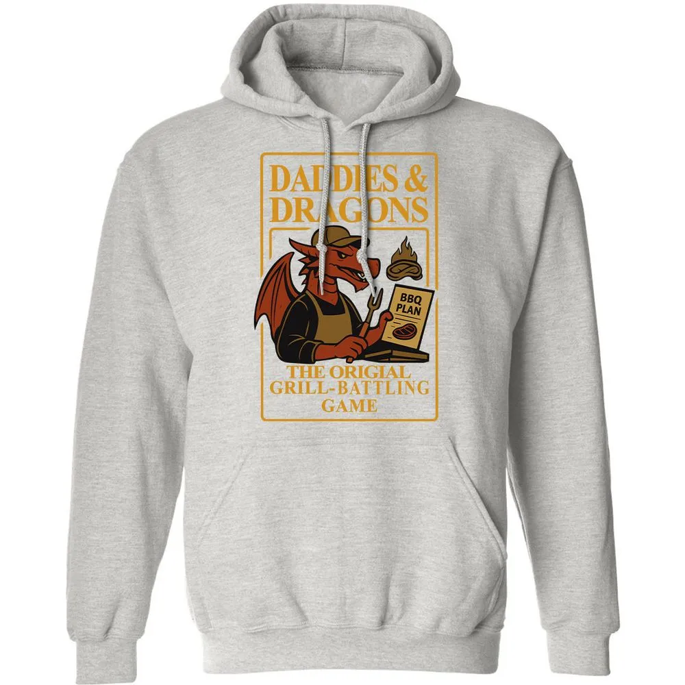 Daddies & Dragons Classic Unisex Hoodie - Ash - 8