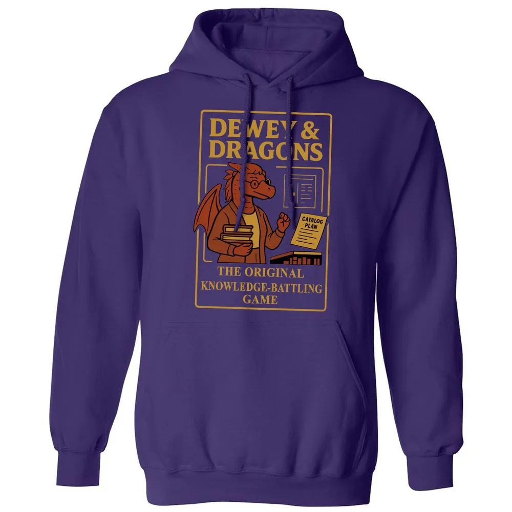 Dewey & Dragons Classic Unisex Hoodie - Purple - 6