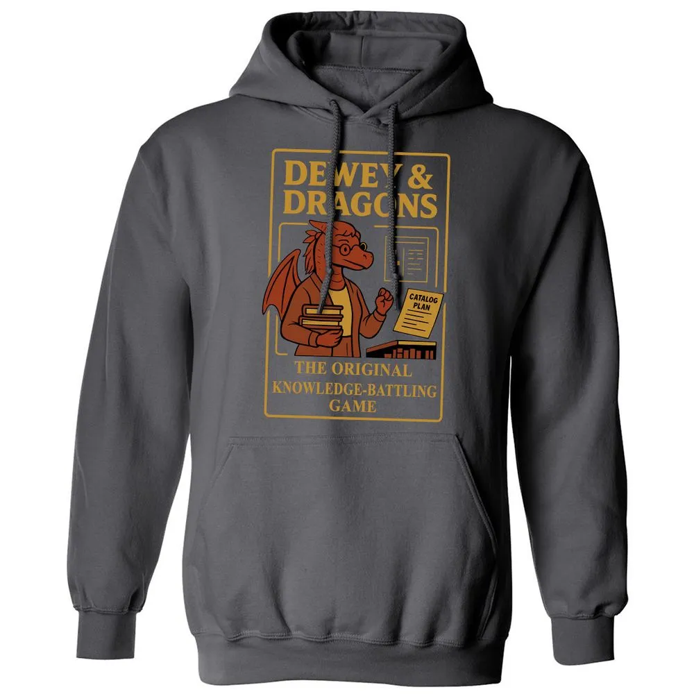 Dewey & Dragons Classic Unisex Hoodie - Charcoal - 7