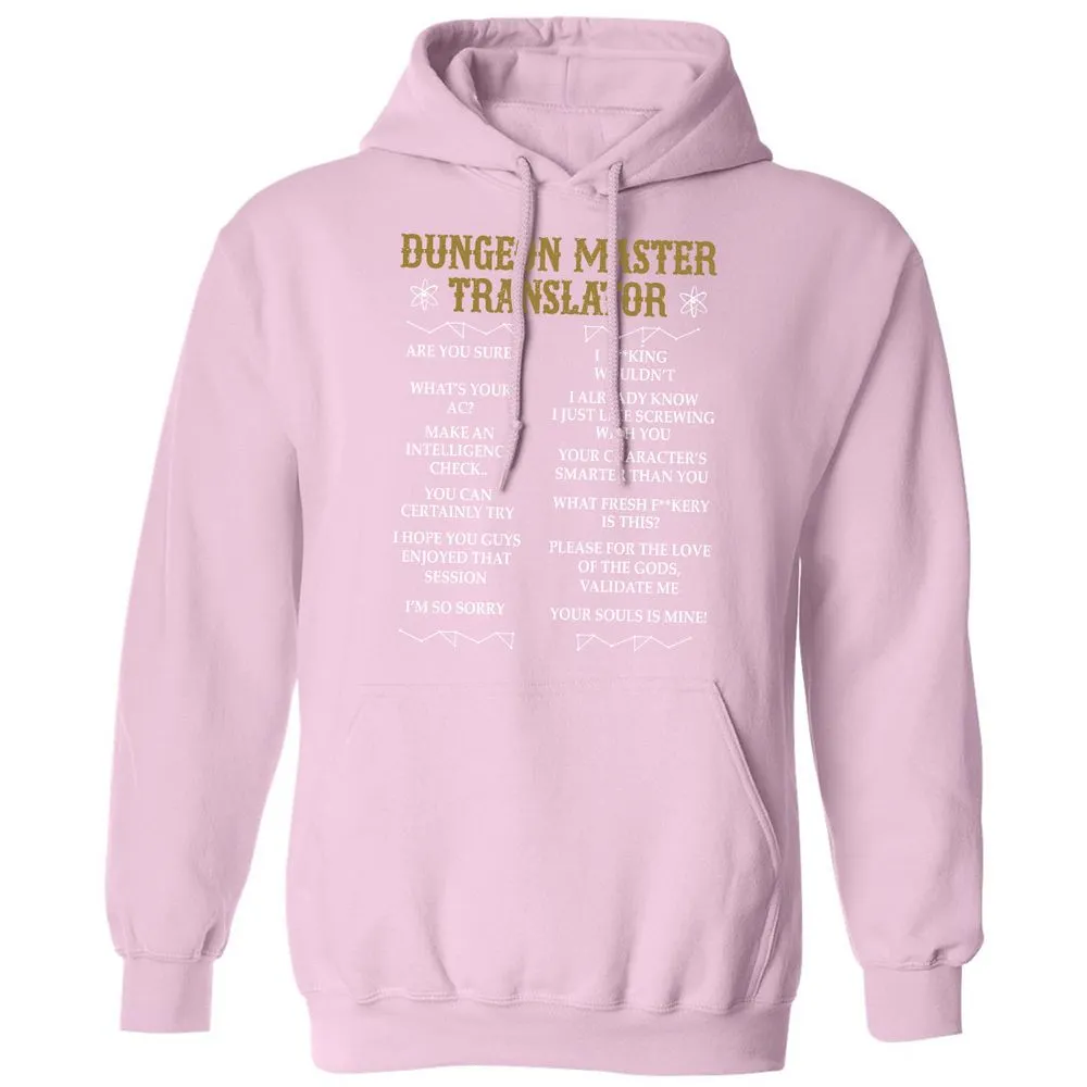 Dungeon Master Translator Classic Unisex Hoodie - Light Pink - 3
