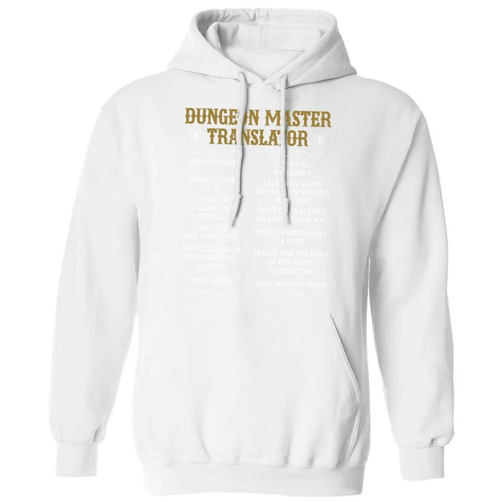 Dungeon Master Translator Classic Unisex Hoodie - White - 11