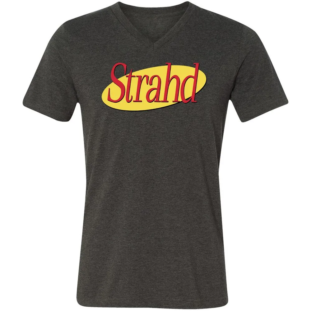 Strahd Unisex V-Neck T-Shirt - Dark Grey Heather - 8