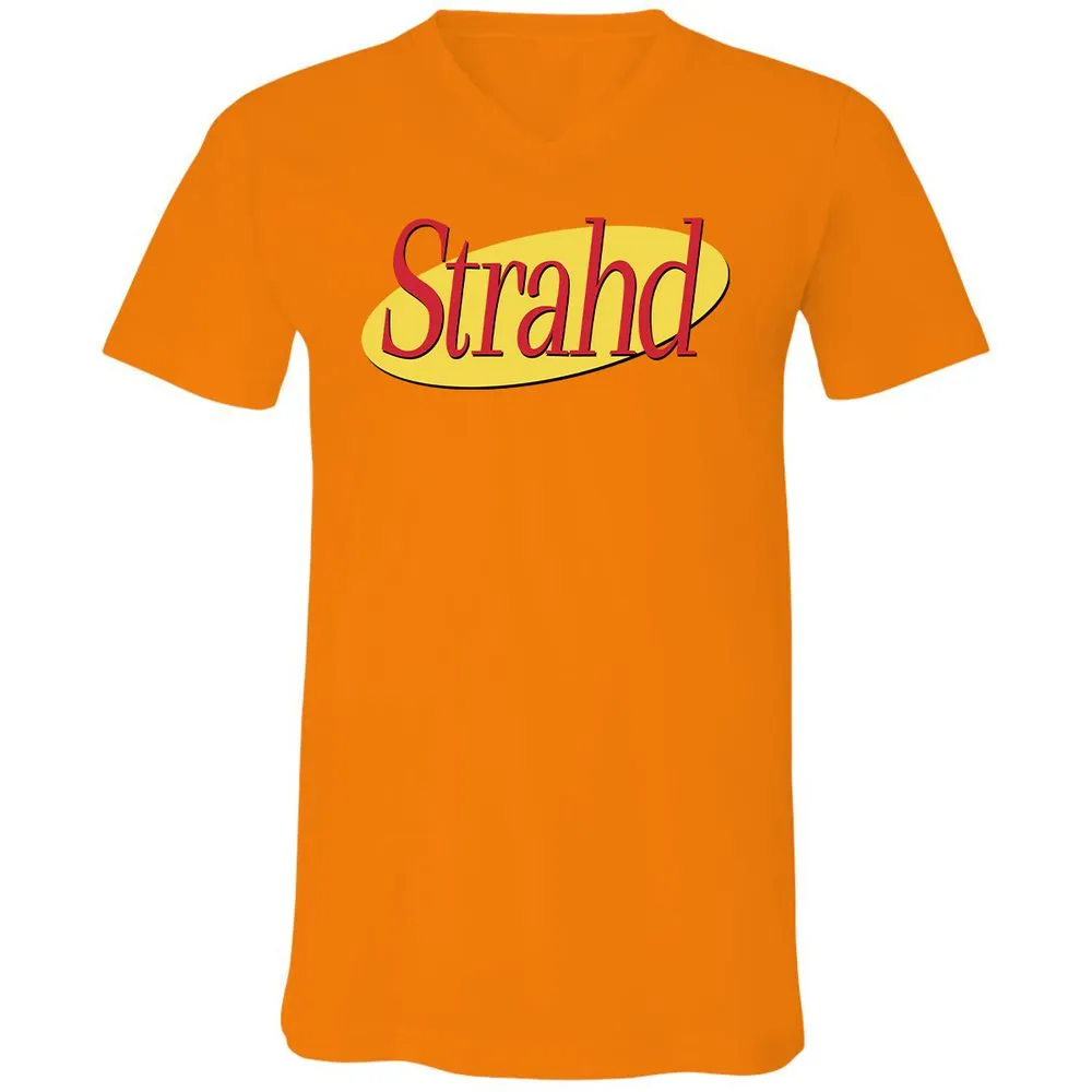 Strahd Unisex V-Neck T-Shirt - Orange - 11