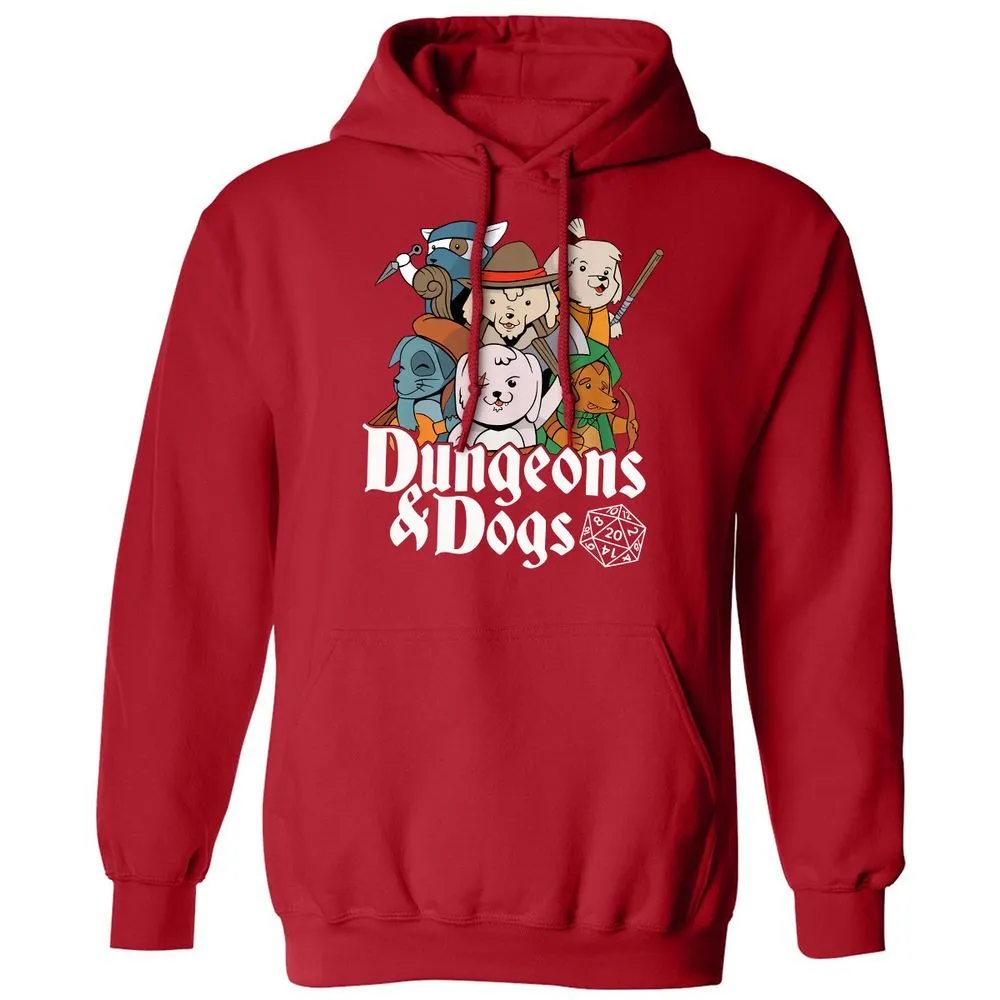 Dungeons & Dogs Classic Unisex Hoodie - Red - 5